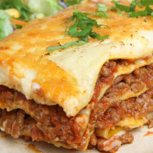 Family Sized Homemade Lasagne